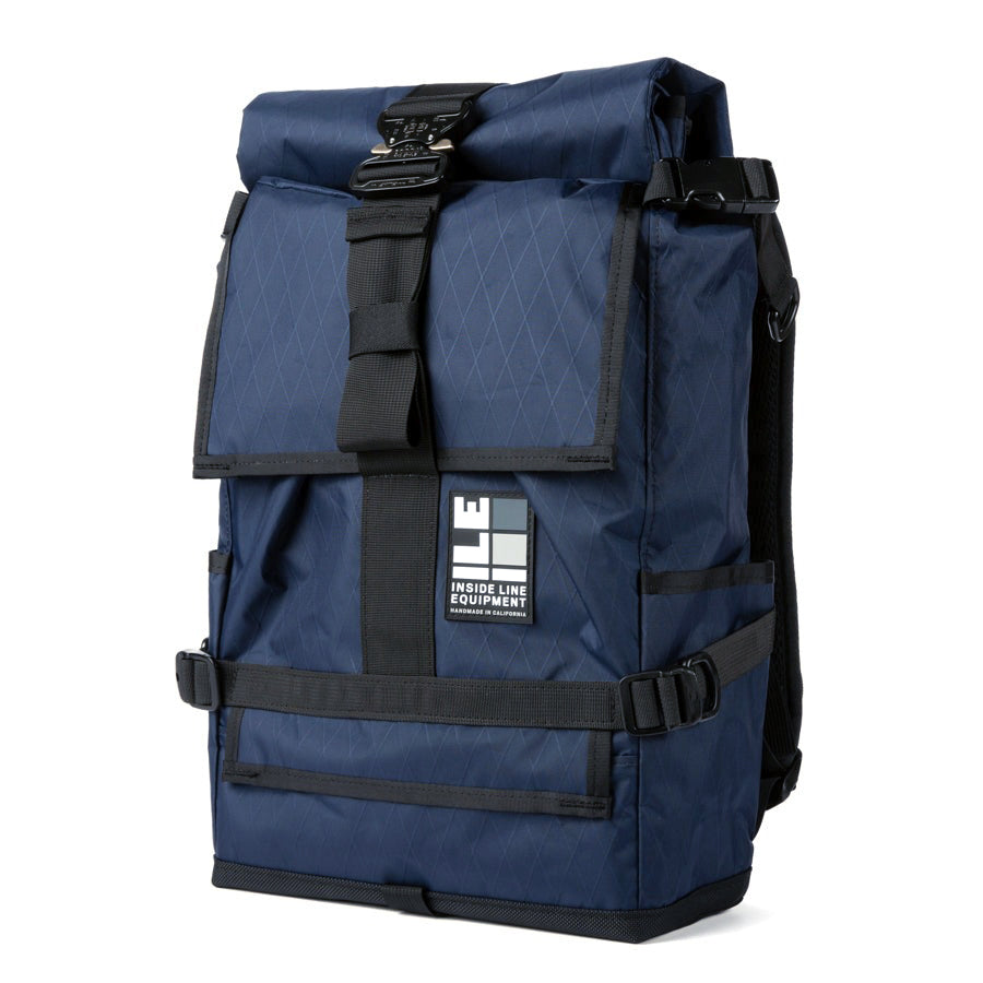 Cobra Buckle - Mens Backpack - Commuter Cycling Bag - XPAC - Waterproof Roll-Top - TPU welded liner - Laptop Sleeve - Made in Berkeley, CA