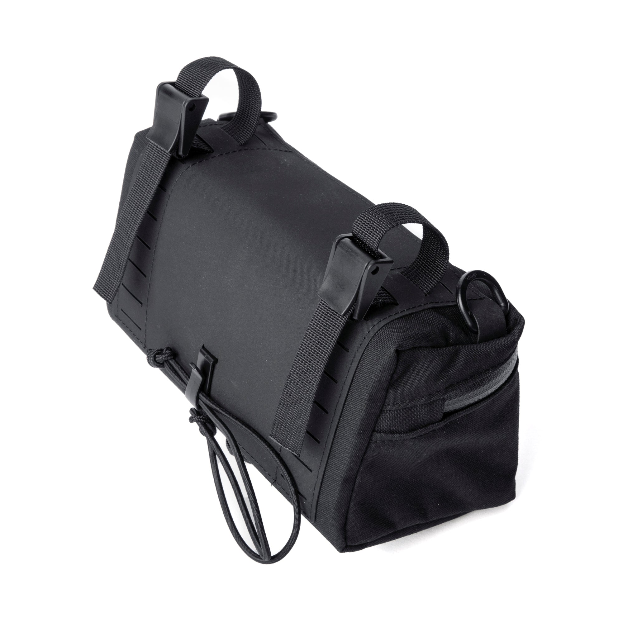 Pilot Bar Bag - Weatherproof Bicycle Handlebar Bag - XPac - Waxed Canvas - Cordura - Adjustable Harness System - 2.6L Cycling Bag - Handmade in USA