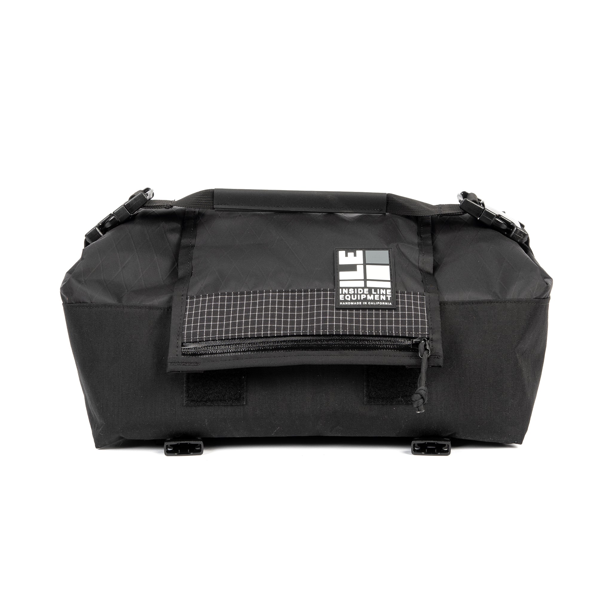 Porteur Rackbag - Waterproof Bike Bag - X-Pac Sailcloth & Cordura - Front Rack Bicycle Bag - 42L Capacity - Handmade in USA