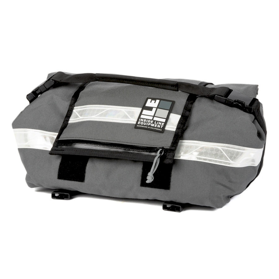 Porteur Rackbag - Waterproof Bike Bag - X-Pac Sailcloth & Cordura - Front Rack Bicycle Bag - 42L Capacity - Handmade in USA
