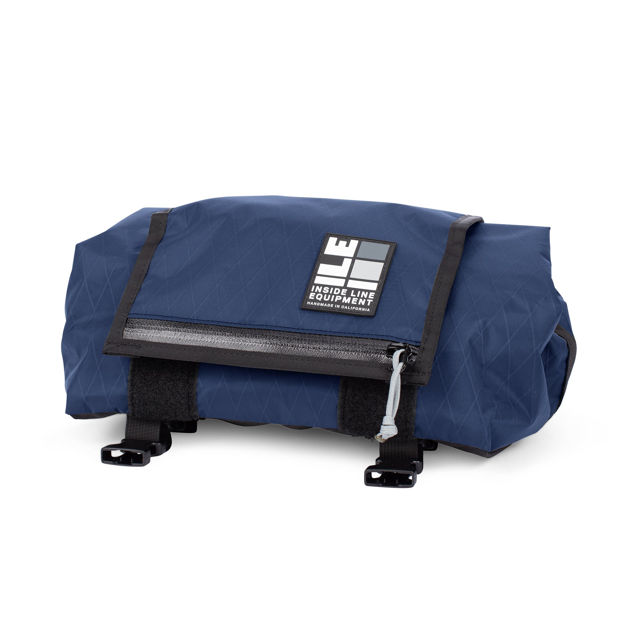 Porteur Rackbag - Waterproof Bike Bag - XPac, Waxed Canvas & Cordura - Front Rack Bicycle Bag - 16L expands to 30L Capacity - Handmade in USA