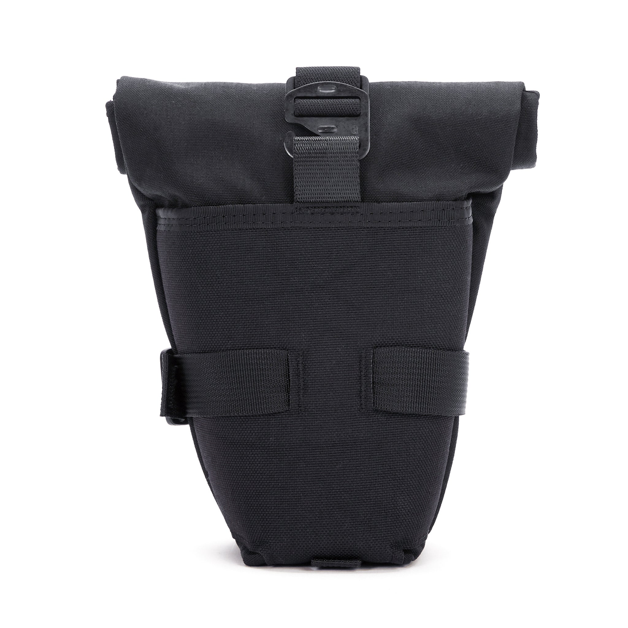 roll-top bike seat bag - Handmade Waterproof Bike Bag - XPac - under seat mount - bike tool bag - cycling road bike bag - Made in USA