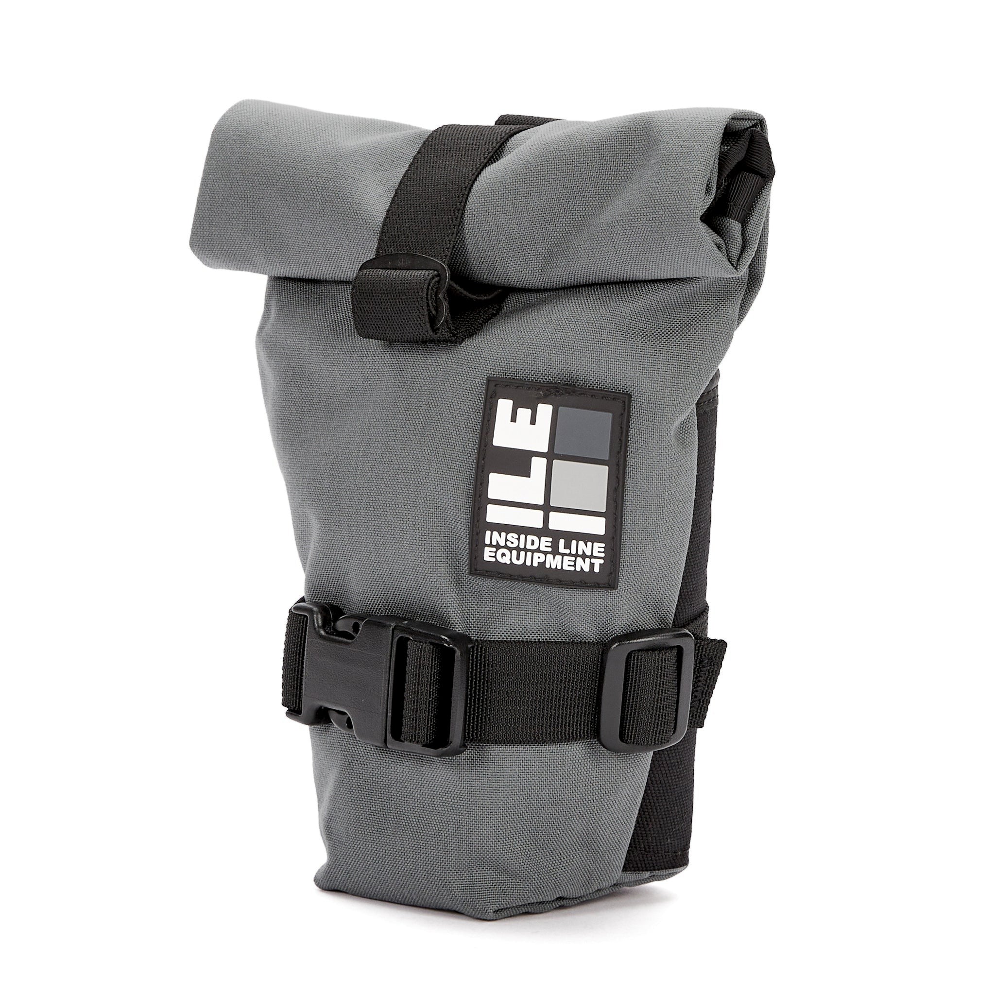 roll-top bike seat bag - Handmade Waterproof Bike Bag - XPac - under seat mount - bike tool bag - cycling road bike bag - Made in USA