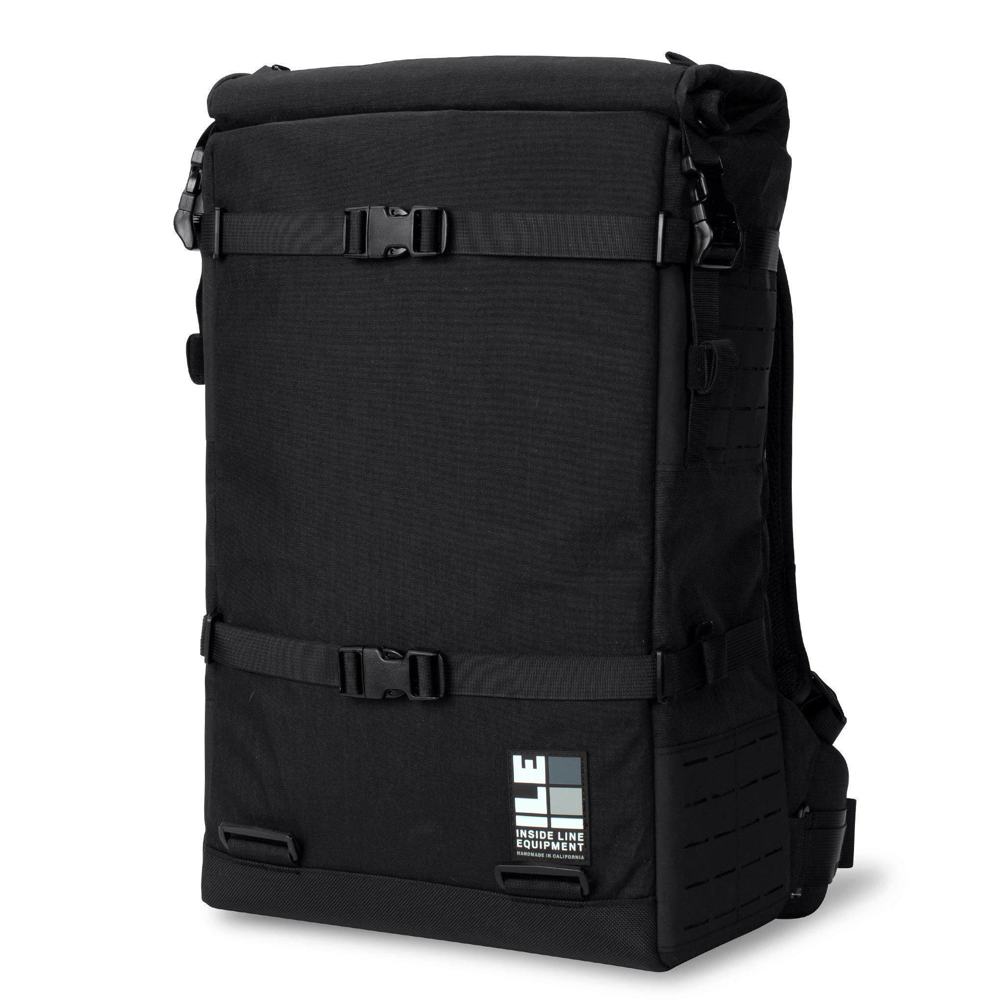 Black X50 XPAC handmade camera backpack - YKK zippers - adjustable dividers - TPU liner - XPAC - made in USA