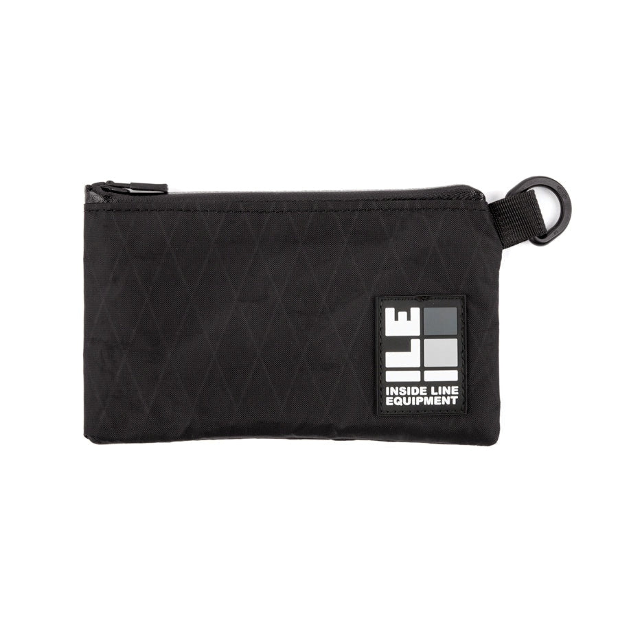 Cycling Zippered Wallet - Waterproof Zipper - XPac - Cordura - Made in USA - Sweat Resistant