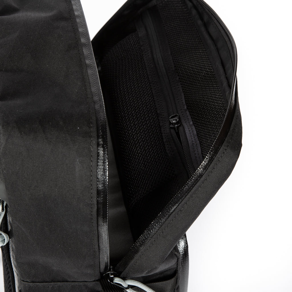 hiking camera backpack - YKK waterproof zippers - professional photographer bag - adjustable dividers - SLR padded - XPAC - made in USA