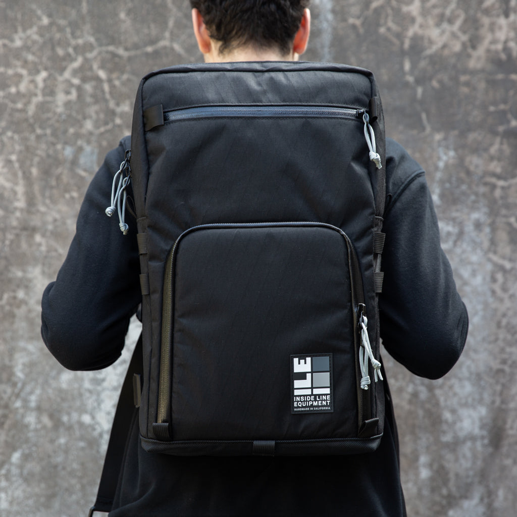 Black VX21 - Travel camera backpack - YKK waterproof zippers - professional photographer bag - adjustable dividers - SLR padded - laptop sleeve - XPAC - made in USA