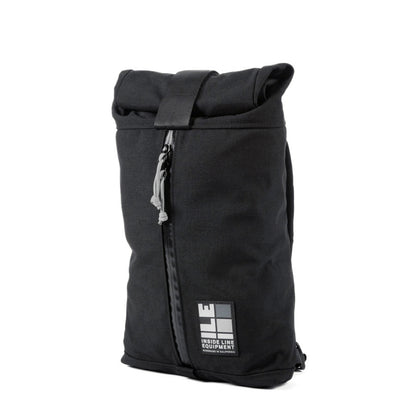 8L small backpack - Compact Backpack - hiking day pack - XPAC - Water-resistant Roll-Top - hydration sleeve - waterproof YKK zipper - Made in California