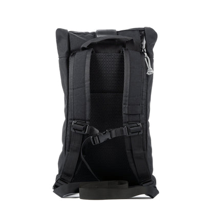 8L small backpack - Compact Backpack - hiking day pack - XPAC - Water-resistant Roll-Top - hydration sleeve - waterproof YKK zipper - Made in USA