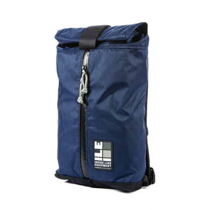 8L small backpack - Lightweight Backpack - hiking day pack - XPAC - Water-resistant Roll-Top - hydration sleeve - waterproof YKK zipper - Made in California