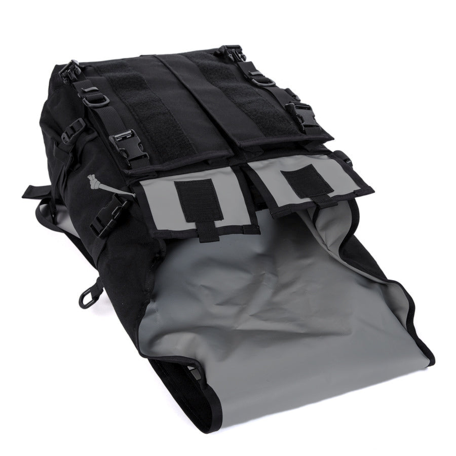flaptop - Handmade Backpack - Commuter Bag - Bike Messenger Bag - XPAC - TPU welded seam liner - Laptop Sleeve - Made in USA