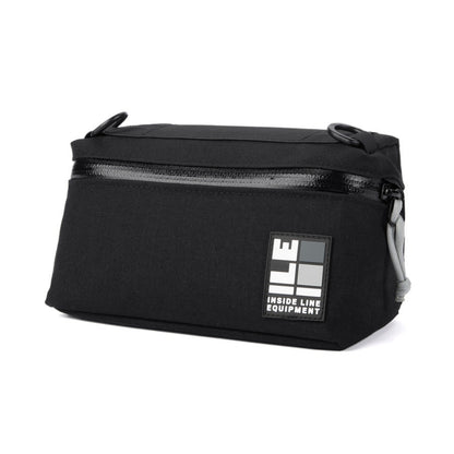 Pilot Bar Bag - Weatherproof Bicycle Handlebar Bag - XPac - Waxed Canvas - Cordura - Adjustable Harness System - 2.6L Cycling Bag - Handmade in USA