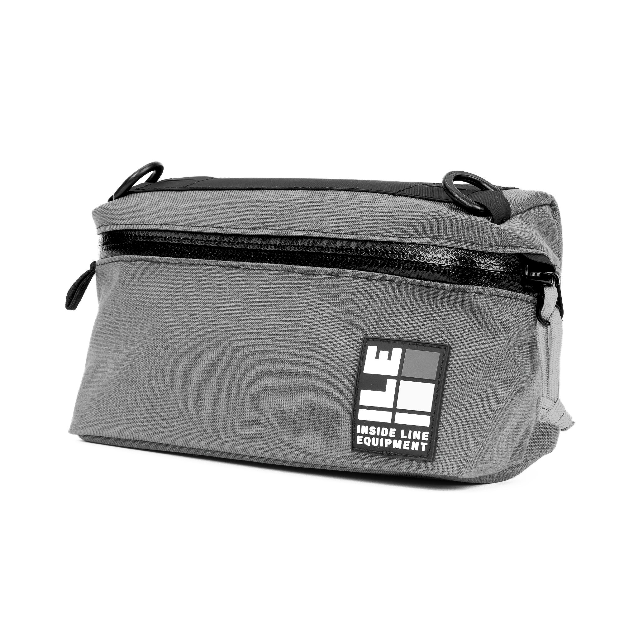 Pilot Bar Bag - Weatherproof Bicycle Handlebar Bag - XPac - Waxed Canvas - Cordura - Adjustable Harness System - 2.6L Cycling Bag - Handmade in USA