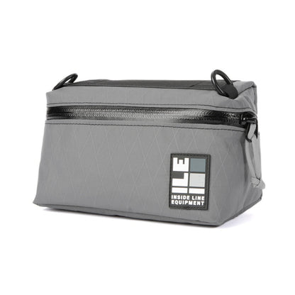 Pilot Bar Bag - Weatherproof Bicycle Handlebar Bag - XPac - Waxed Canvas - Cordura - Adjustable Harness System - 2.6L Cycling Bag - Handmade in USA
