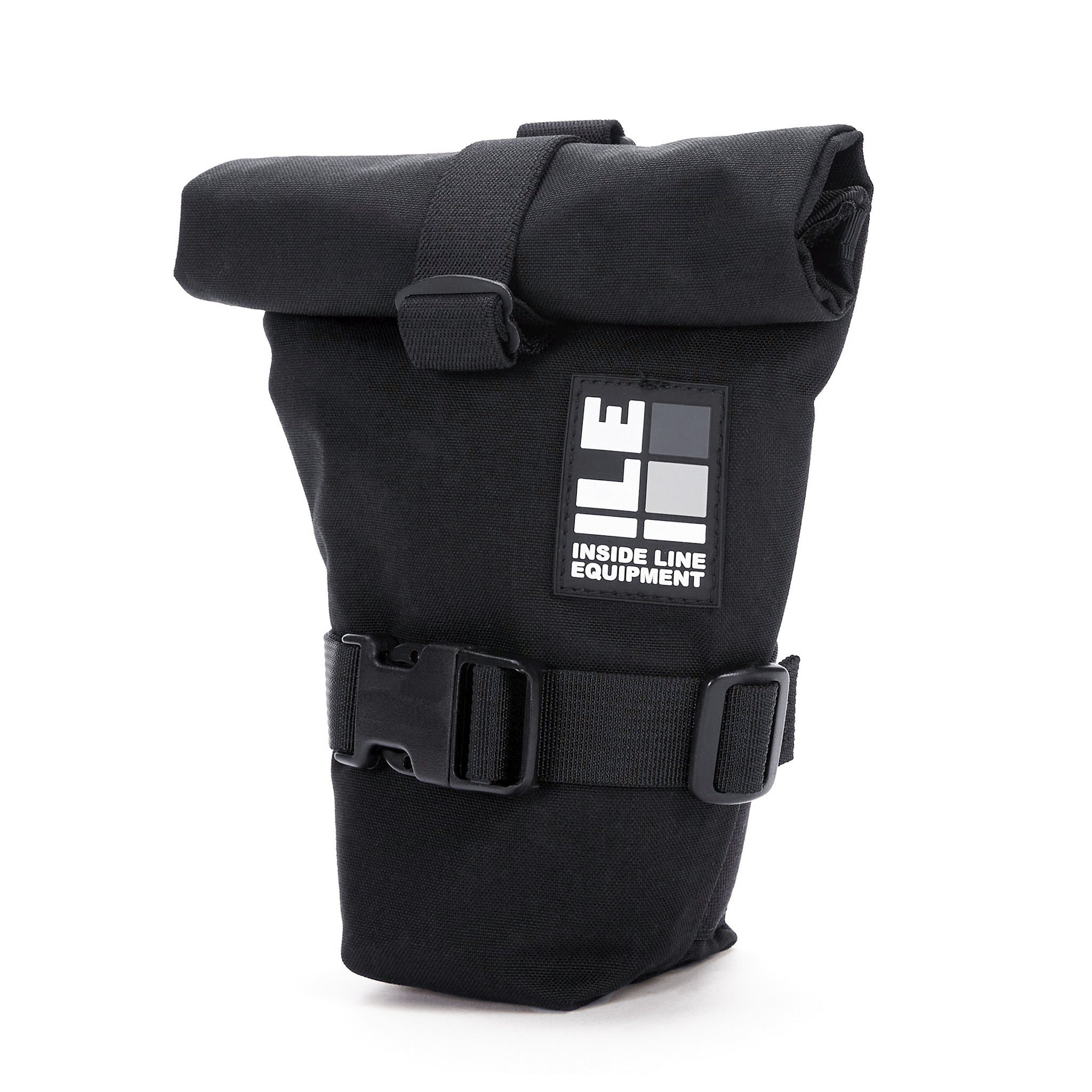 roll-top bike seat bag - Handmade Waterproof Bike Bag - XPac - under seat mount - bike tool bag - cycling road bike bag - Made in USA