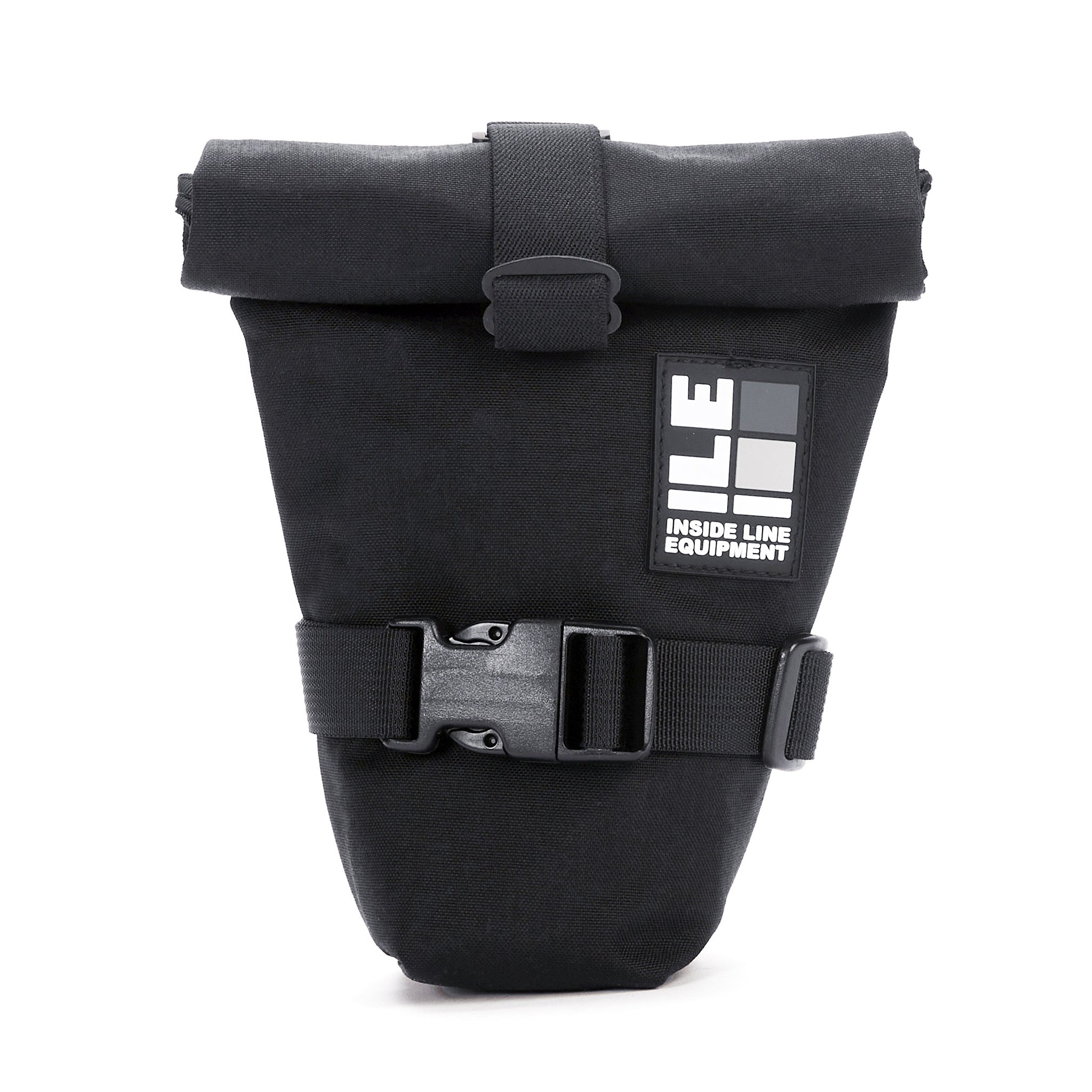 roll-top bike seat bag - Handmade Waterproof Bike Bag - XPac - under seat mount - bike tool bag - cycling road bike bag - Made in USA