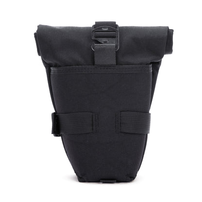 roll-top bike seat bag - Handmade Waterproof Bike Bag - XPac - under seat mount - bike tool bag - cycling road bike bag - Made in USA