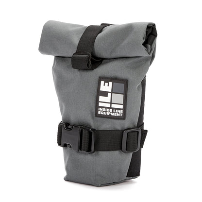 roll-top bike seat bag - Handmade Waterproof Bike Bag - XPac - under seat mount - bike tool bag - cycling road bike bag - Made in USA