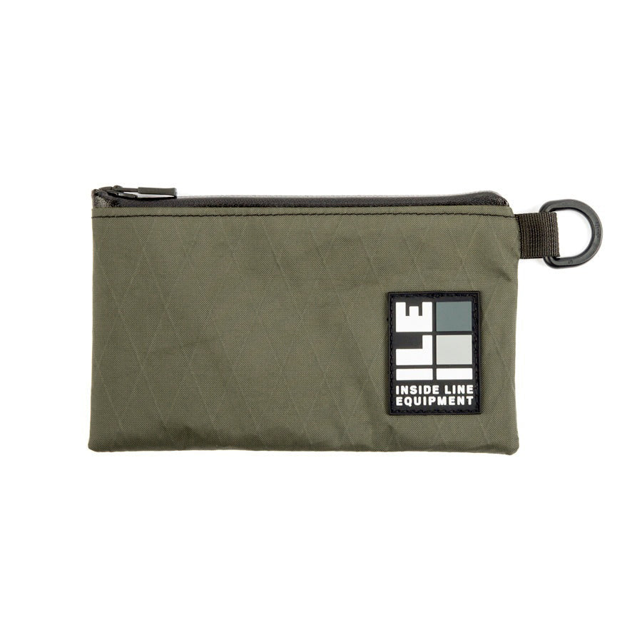 Cycling Zippered Wallet - Waterproof Zipper - XPac - Cordura - Made in USA - Sweat Resistant